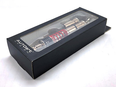 【秉田屋】現貨 Autoart Damper Pen LED 避震器 阻尼器 造型筆 原子筆 吊飾 配件 鈦金屬灰
