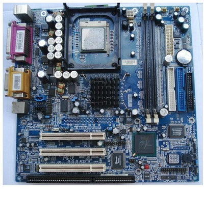 電腦零件聯想 QDI P7LI -a 845 GL 帶ISA槽工控 稅控機 主板送CPU內存擋板筆電配件
