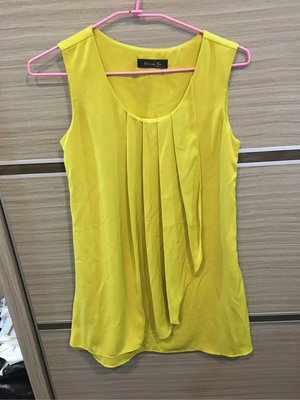 芥末黃 洋裝 岀清 連身裙 連身長版衣 二手出清