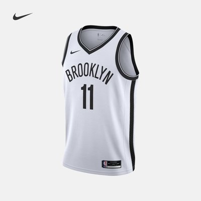 溜溜Nike耐克官方2020賽季布魯克林籃網隊NBA SW男子球衣透氣CW3584