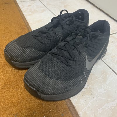 [US8.5] NIKE METCON 4 DSX FLYKNIT 黑色 透氣 運動 鞋 跑鞋 二手 SB DUNK