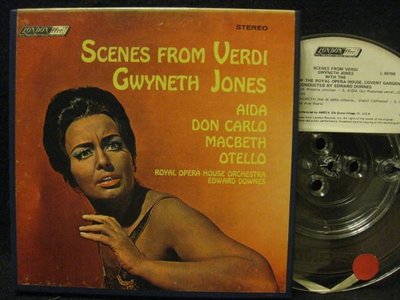 《7吋美版盤帶Reel Tape》古典樂*次女高音Gwyneth Jones --Scenes from Verdi*London*起標價即結標價