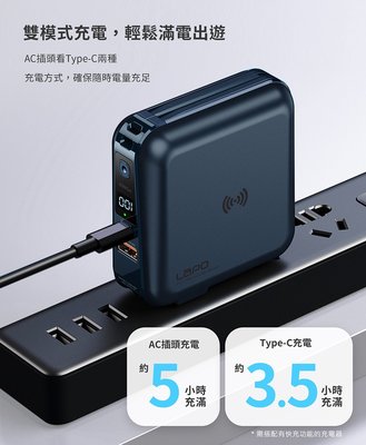 QC/PD3.0雙協議快充 LAPO 多功能無線充電快充行動電源 18W 行動電源 快充 充電器 BSMI認證 手機支架