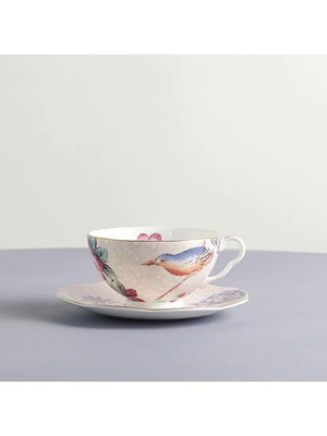 廠家出貨現貨正品Wedgwood杜鵑骨瓷對杯紅茶咖啡杯碟茶壺茶具套裝禮盒裝