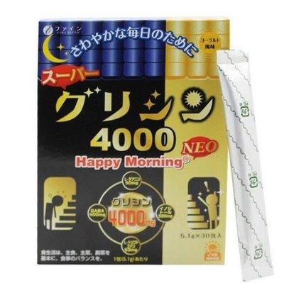 【益元閣】日本FINE氨基酸4000沖劑 HAPPY MORNING第四代加強版 30條入/盒