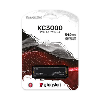 金士頓 Kingston KC3000 512GB PCIe Gen4 512G M.2 2280 NVMe SSD 固態硬碟