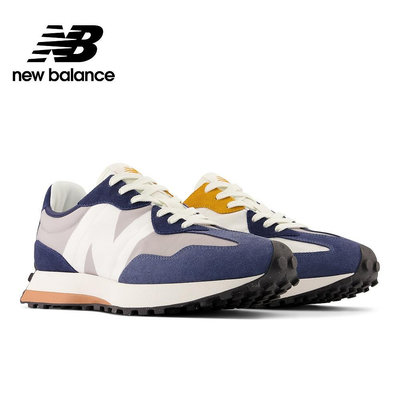 【New Balance】 NB 復古運動鞋_中性_深藍灰_MS327OC-D楦 327