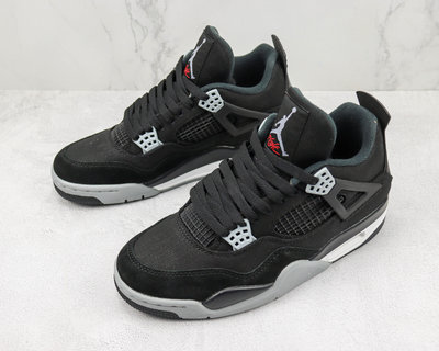 Nike Air Jordan 4 “Black Canvas” 黑貓2.0 黑色帆布 籃球鞋 DH7138-006 一元起標