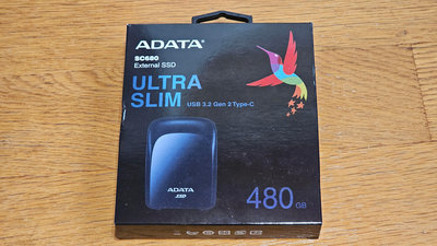 全新未使用威剛ADATA SSD  SC680 480GB外接式固態硬碟 / ADATA SC680外接式SSD