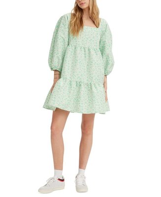 LEVI'S Women's Dolci Tiered Puff-Sleeve Babydoll Dress
