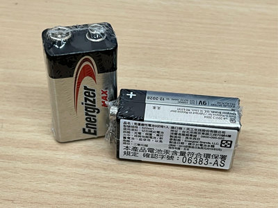 電池通 勁量Energizer 9V鹼性電池 一顆