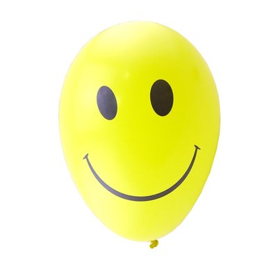 派對氣球裝飾佈置 黃微笑氣球(貨號#728)