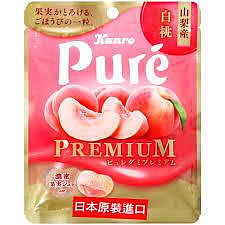 【享吃零食】日本 Kanro甘樂 Pure白桃風味軟糖