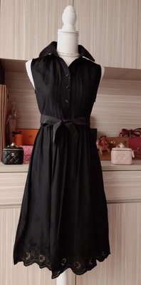 (售出) 日本製 黑色 蕾絲 洋裝 Clear Impression