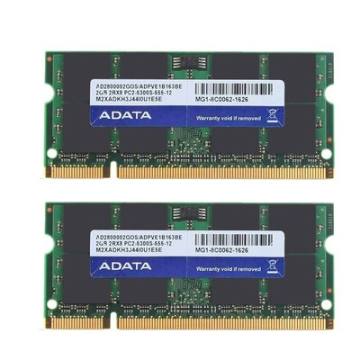 【熱賣精選】4gb 2x 2GB PC2-5300S DDR2-667MHz 200Pin SO-DIMM 筆記本筆記本