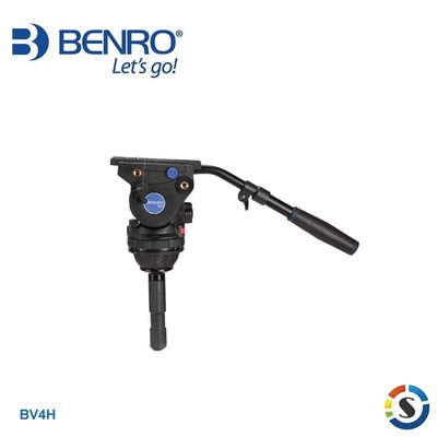 百諾 BENRO BV4H 專業攝影油壓雲台 公司貨 可調阻尼(水平/俯仰) 非 Manfrotto MVH502AH