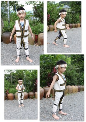 融藝製造 -- 原住民服飾&amp;布料 -- 兒童原住民排灣族服飾 -- 2400元