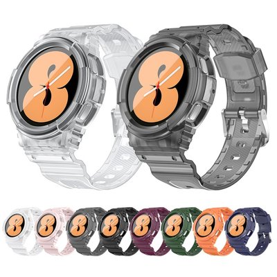 森尼3C-於三星 Galaxy Watch 4 Classic 46mm 42mm 錶帶帶保險槓 Galaxy Watch 4-品質保證