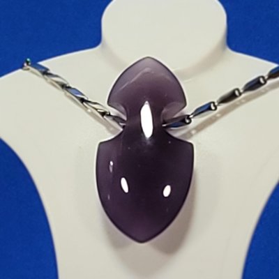 Gsw 49 紫玉髓中性胸墬子，給個性的你，橫孔全美蒐藏款。
