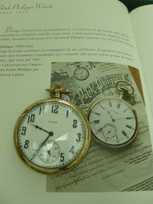 ELGIN 瑞士愛爾琴 30年代10K/f. 古董收藏袋錶 品相極完整美 