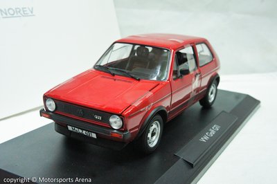 【現貨特價】1:18 Norev VW Golf GTI MK1 1976 一代紅色 ※車門可開※