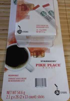 好市多COSTCO代購STARBUCKS星巴克VIA派克市場即溶研磨咖啡26入-限時限量特價!