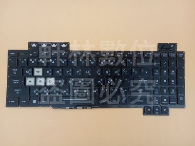 軒林 筆電中文鍵盤 適用 華碩 FX505G FX505GD FZ80G ZX80G FX505DT #KB138
