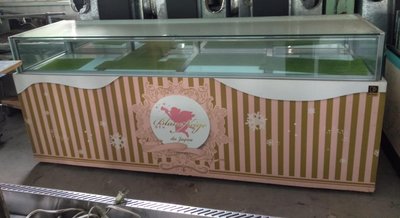 特價~金格9尺珠寶盒式蛋糕/甜點展示冰櫃（二手）健民餐飲設備