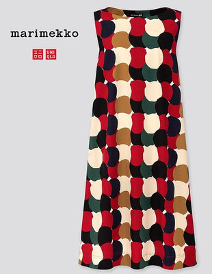 全新日本品牌【Uniqlo x marimekko】芬蘭設計師聯名款 附吊牌 連身長洋裝~直購價1111~🍅5/27