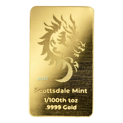 龍年黃金純金金條1/100盎司~約0.31公克單枚價，黃金，純金，金條，金幣，金~2024龍年純金金條1/100盎司