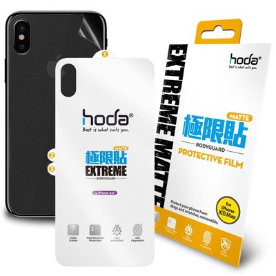 hoda【iPhone XR 6.1吋】霧面 磨砂 極限貼 (背貼)