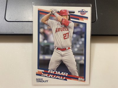 Topps 2022 Mike Trout Opening Day 球員卡  普卡