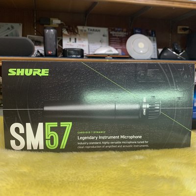 視聽影訊 新包裝美國 SHURE SM57 專業有線麥克風 富銘公司貨保固2年另 SM58 P5S SV100 PG58