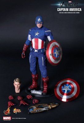[貓市多] 二手 Hot Toys 1/6 MMS174 復仇者聯盟 美國隊長 Captain America