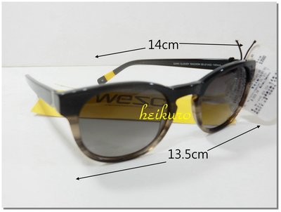 ＊黑酷黑店＊【全新】瑞典品牌WeSC太陽眼鏡--版偏小(適合小臉或小朋友)