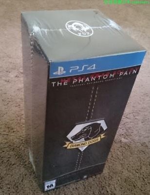 現貨全新PS4游戲 合金裝備V 合金5 幻痛 鐵盒手辦 限定版港版英文