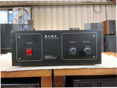80.十週年慶半價優惠美國A.C.M.E BASIC 30 EL84/68Q5 真空管綜合擴大機30W*2特價5.4萬元