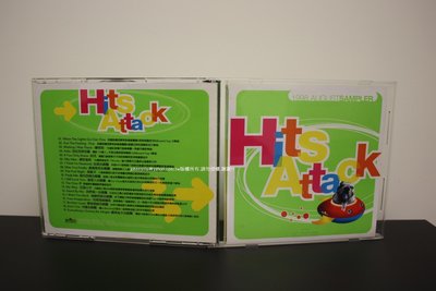 1998年8月BMG宣傳用hits attack18組歌手19首歌非商品 絕版各網拍都無 各專輯介紹文二手少聽請細看圖文