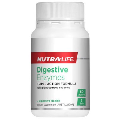 紐西蘭 Nutra life digestive 酵素酶 60顆 紐樂 口碑品牌直航運送