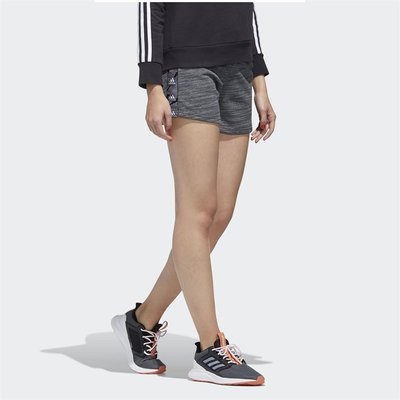 【100%正品】愛迪達Adidas女子健身跑步針織吸汗排汗串標休閑運動短褲GE1127 可開發票