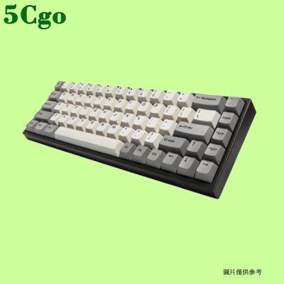 5Cgo【含稅】IFD-68雙模MAC無線便攜ipad藍牙4.0遊戲白光銀軸定制RGB機械鍵盤598400821377