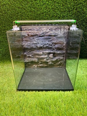 ［水族最便宜］台灣雅柏EASY TANK 30cmㄇ型岩板背濾缸 小魚缸 含馬達 放水即可養魚（未含燈）