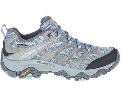 [好也戶外] Merrell MOAB 3 GORE-TEX® 女低筒登山鞋 NO.036324 淺灰-霧藍