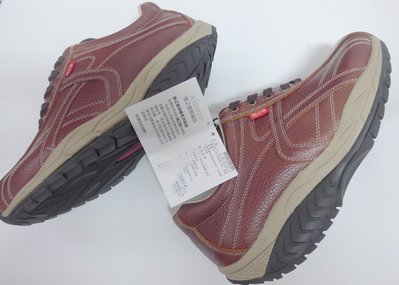 ☆地之柏- 99706 台灣製造 真皮氣墊 美姿健走鞋 厚底4.5CM 休閒運動鞋 (特價) 咖 男款 39~44號