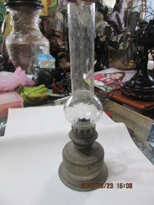 早期 古董銅製煤油燈(台灣製) (非賣品!!!請勿下標，謝謝)