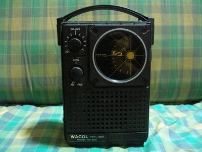 早期台灣製華歌WACOL WF-805古董FM/AM收音機 A31