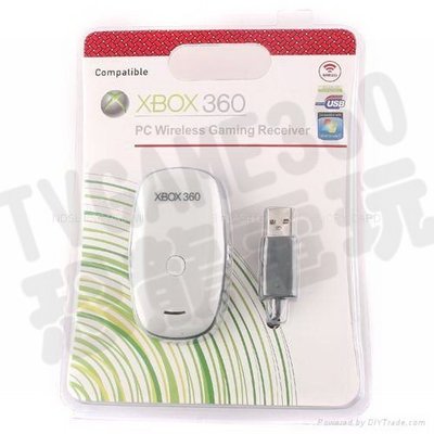XBOX360 副廠無線手把接收器 XP Win7 Win8 Win10 Windows 64bit【台中恐龍電玩】