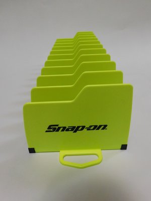 全新Snap-on工具收納架/黃色(可容納10支/鉗子或其他工具)