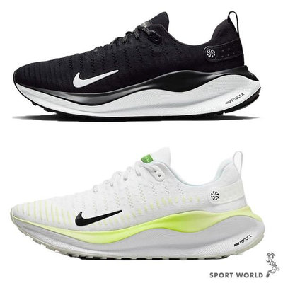 Nike 男鞋 慢跑鞋 馬拉松 Infinity Run 4 黑/白黃【運動世界】DR2665-001/DR2665-101