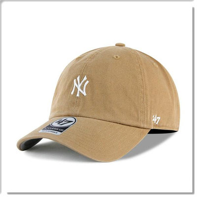 【ANGEL NEW ERA】47 brand MLB NY 紐約 洋基 奶茶色 小標 軟板 老帽 棒球帽 穿搭 潮流